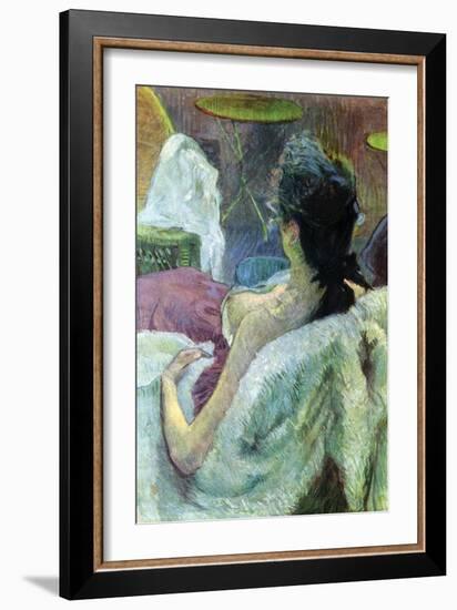 Resting Model-Henri de Toulouse-Lautrec-Framed Art Print