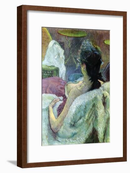 Resting Model-Henri de Toulouse-Lautrec-Framed Art Print