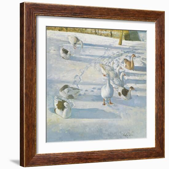 Resting on the Slope-Timothy Easton-Framed Giclee Print