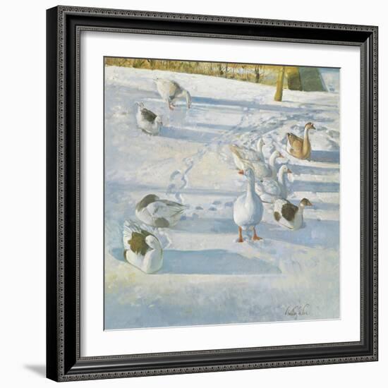 Resting on the Slope-Timothy Easton-Framed Giclee Print