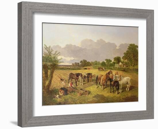 Resting Plough Team-John Frederick Herring I-Framed Giclee Print