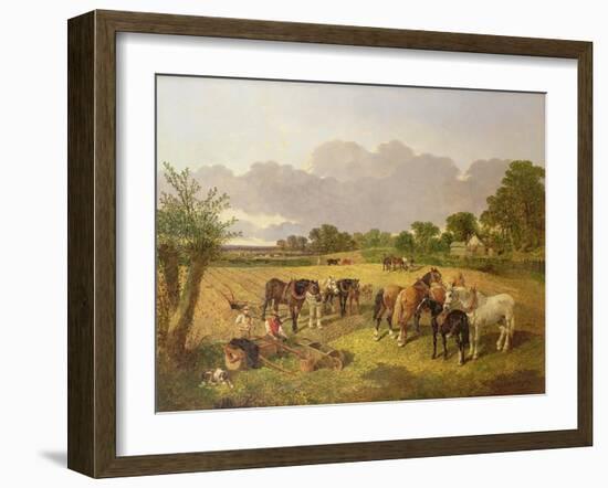 Resting Plough Team-John Frederick Herring I-Framed Giclee Print