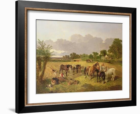 Resting Plough Team-John Frederick Herring I-Framed Giclee Print