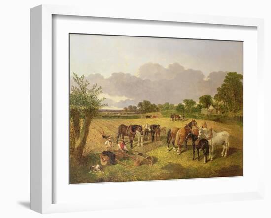 Resting Plough Team-John Frederick Herring I-Framed Giclee Print