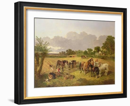 Resting Plough Team-John Frederick Herring I-Framed Giclee Print