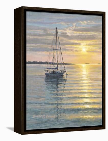 Resting Sails-Bruce Dumas-Framed Premier Image Canvas