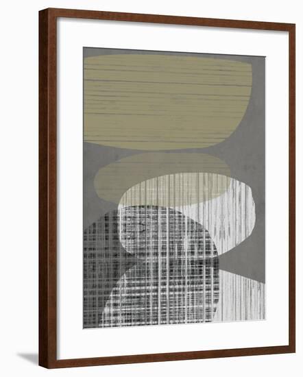 Resting Shapes III-Jennifer Goldberger-Framed Art Print