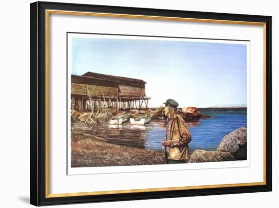 Restless, Newfoundland Fisherman-Dwight Baird-Framed Limited Edition