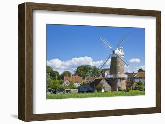 Restored 18th Century Cley Windmill, Cley Next the Sea, Norfolk, East Anglia, England, UK-Neale Clark-Framed Photographic Print