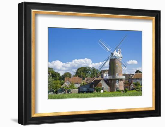 Restored 18th Century Cley Windmill, Cley Next the Sea, Norfolk, East Anglia, England, UK-Neale Clark-Framed Photographic Print