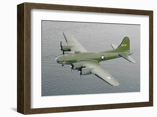 Restored B17F Flying Fortress-null-Framed Art Print