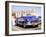 Restored Classic American Car Being Used As a Taxi For Tourists, Havana, Cuba-Lee Frost-Framed Photographic Print