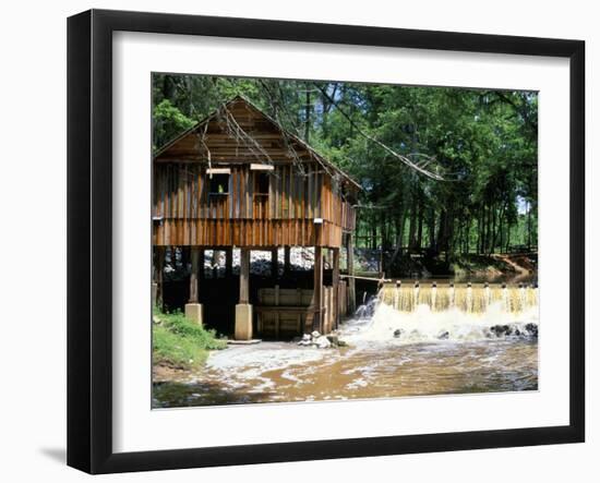 Restored Mill Near Riley, in Monroe County, Southern Alabama, Alabama, USA-Robert Francis-Framed Photographic Print