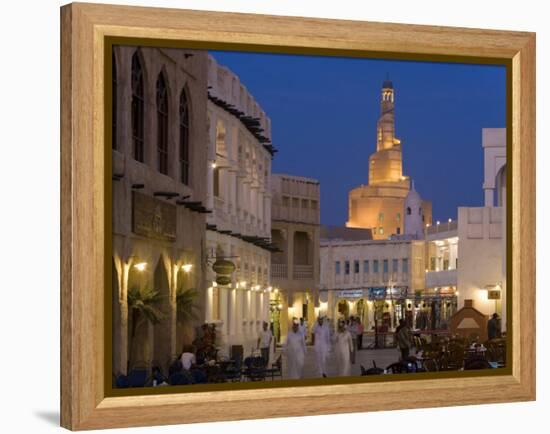 Restored Souq Waqif, Doha, Qatar, Middle East-Gavin Hellier-Framed Premier Image Canvas