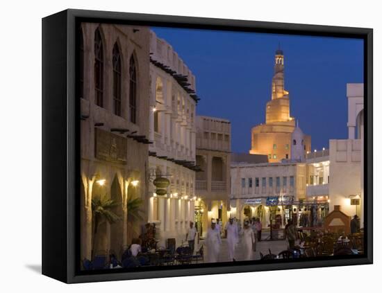 Restored Souq Waqif, Doha, Qatar, Middle East-Gavin Hellier-Framed Premier Image Canvas