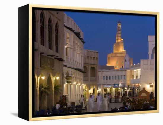 Restored Souq Waqif, Doha, Qatar, Middle East-Gavin Hellier-Framed Premier Image Canvas