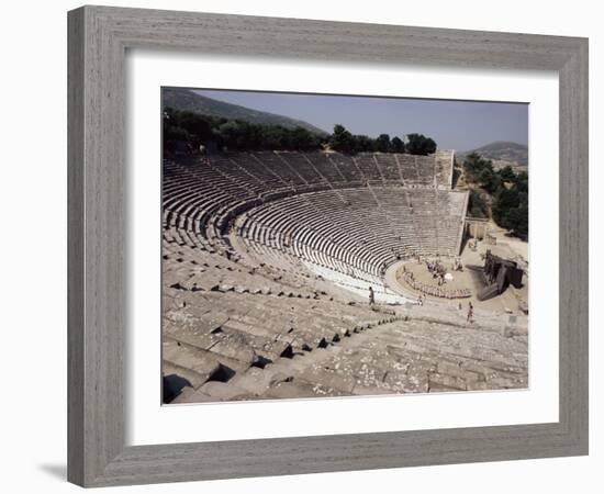 Restored Theatre, Epidaurus, Unesco World Heritage Site, Greece-Jack Jackson-Framed Photographic Print