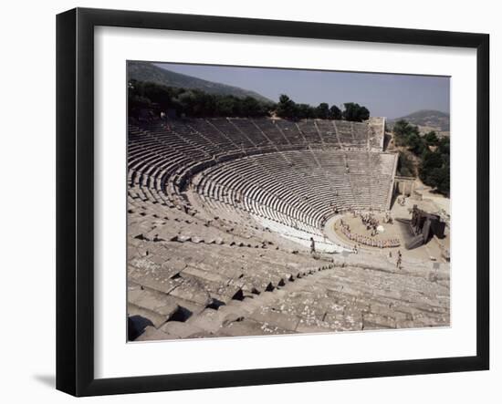 Restored Theatre, Epidaurus, Unesco World Heritage Site, Greece-Jack Jackson-Framed Photographic Print