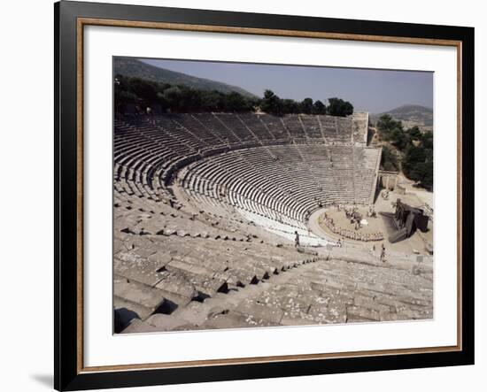 Restored Theatre, Epidaurus, Unesco World Heritage Site, Greece-Jack Jackson-Framed Photographic Print