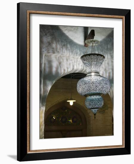 Restored Traditional Buildings of the Old Market, Souk Waqif, Doha, Qatar-Walter Bibikow-Framed Photographic Print