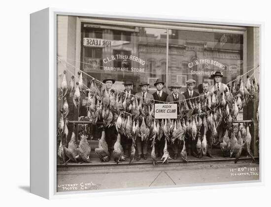 Result of a Duck Shoot Near Houston, Texas, USA, 1921-Litterst Commercial Photo Company-Framed Premier Image Canvas