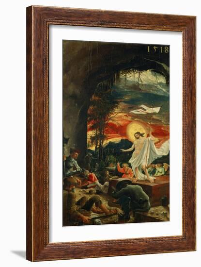 Resurrection, from the Predella of the Altar in the Monastery of Saint Florian, 1518-Albrecht Altdorfer-Framed Giclee Print