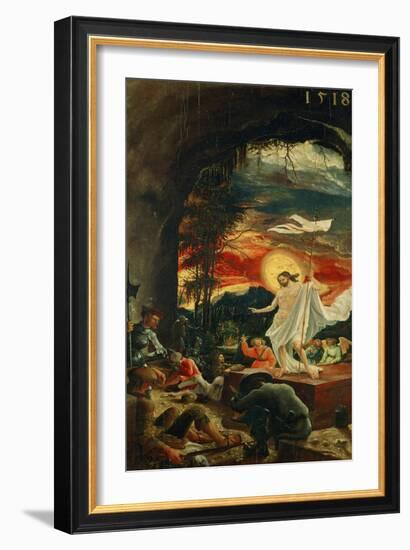Resurrection, from the Predella of the Altar in the Monastery of Saint Florian, 1518-Albrecht Altdorfer-Framed Giclee Print