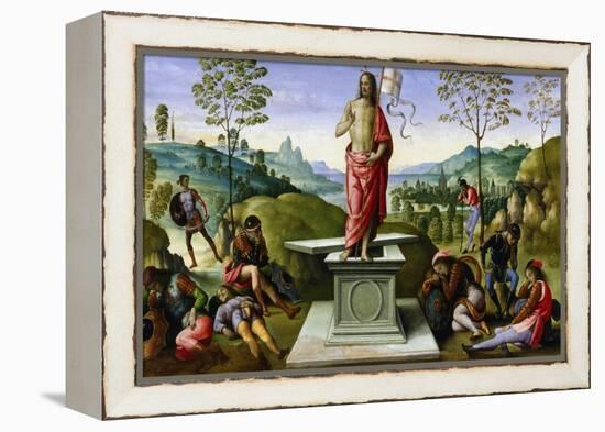 Resurrection of Christ, 1495-Perugino-Framed Premier Image Canvas