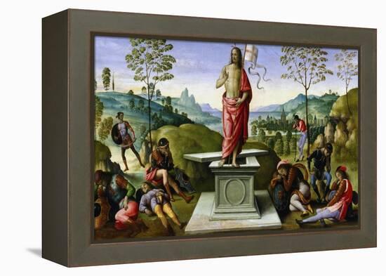 Resurrection of Christ, 1495-Perugino-Framed Premier Image Canvas