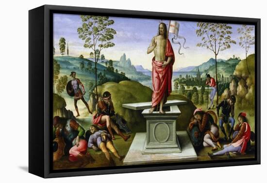 Resurrection of Christ, 1495-Perugino-Framed Premier Image Canvas