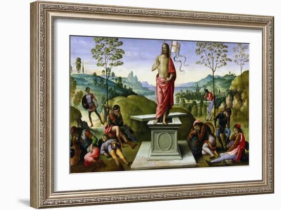 Resurrection of Christ, 1495-Perugino-Framed Giclee Print