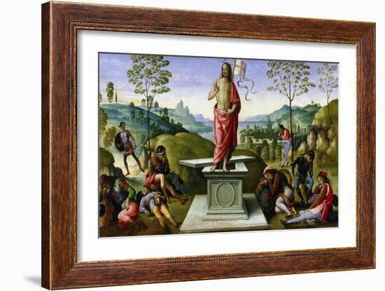 Resurrection of Christ, 1495-Perugino-Framed Giclee Print