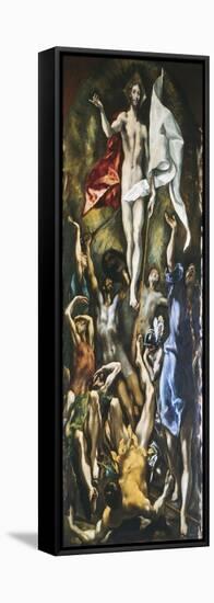 Resurrection of Christ, 1605-10-El Greco-Framed Premier Image Canvas