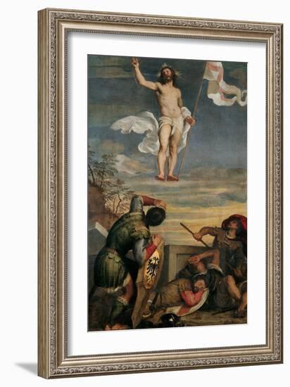 Resurrection of Christ-Titian (Tiziano Vecelli)-Framed Art Print