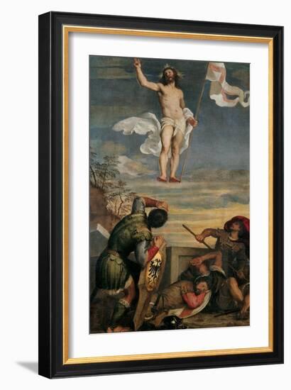 Resurrection of Christ-Titian (Tiziano Vecelli)-Framed Art Print