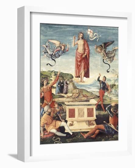 Resurrection of Christ-Raphael-Framed Art Print