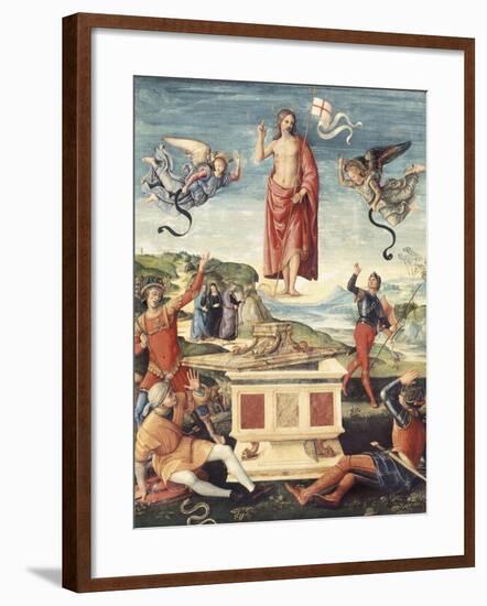 Resurrection of Christ-Raphael-Framed Art Print