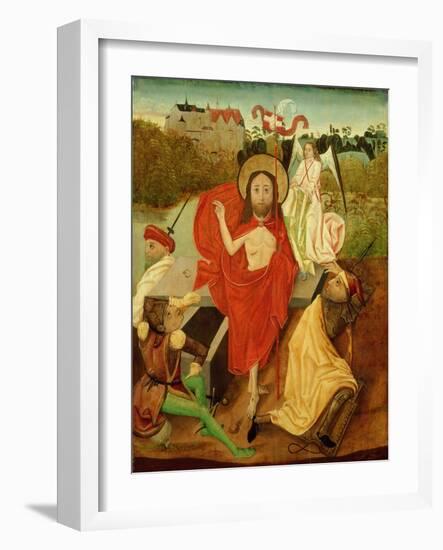 Resurrection (Oil on Panel)-German School-Framed Giclee Print