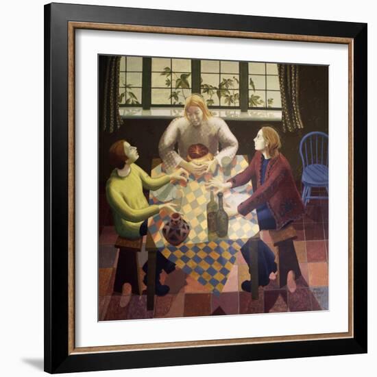 Resurrection - Road to Emmaus, 1996-Dinah Roe Kendall-Framed Giclee Print