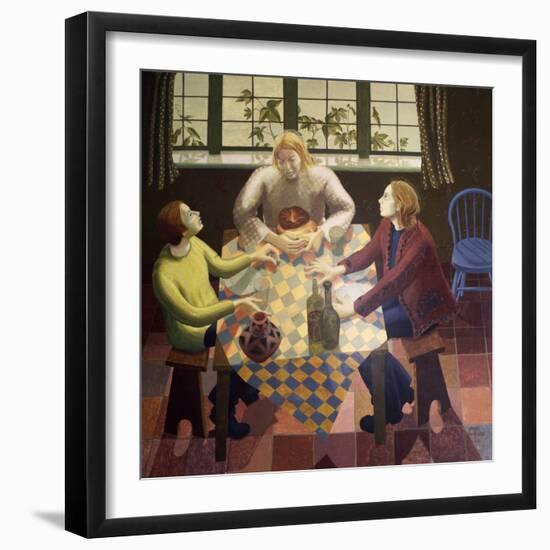 Resurrection - Road to Emmaus, 1996-Dinah Roe Kendall-Framed Giclee Print