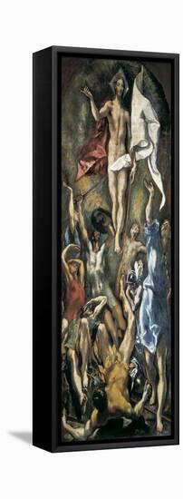 Resurrection-El Greco-Framed Stretched Canvas