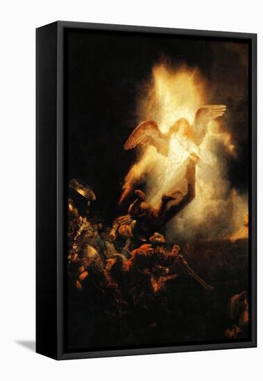 Resurrection-Rembrandt van Rijn-Framed Stretched Canvas