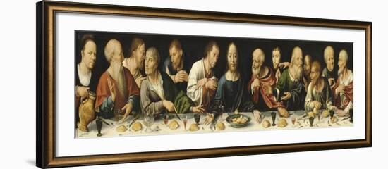 Retable de la déploration du Christ-Joos Van Cleve-Framed Giclee Print