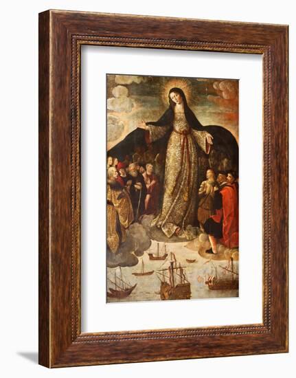 Retablo De La Virgen De Los Mareantes (Altarpiece of the Virgin De Los Mareantes), Real Alcazar De-Godong-Framed Photographic Print