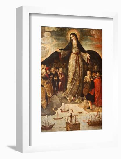 Retablo De La Virgen De Los Mareantes (Altarpiece of the Virgin De Los Mareantes), Real Alcazar De-Godong-Framed Photographic Print