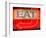 Retail Signage "Eat", Restaurant Sign, New York, USA-Philippe Hugonnard-Framed Photographic Print