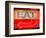 Retail Signage "Eat", Restaurant Sign, New York, USA-Philippe Hugonnard-Framed Photographic Print