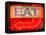 Retail Signage "Eat", Restaurant Sign, New York, USA-Philippe Hugonnard-Framed Premier Image Canvas