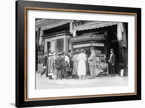 Retail Store Pittsburg Hot Water Heaters-null-Framed Art Print