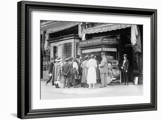 Retail Store Pittsburg Hot Water Heaters-null-Framed Art Print